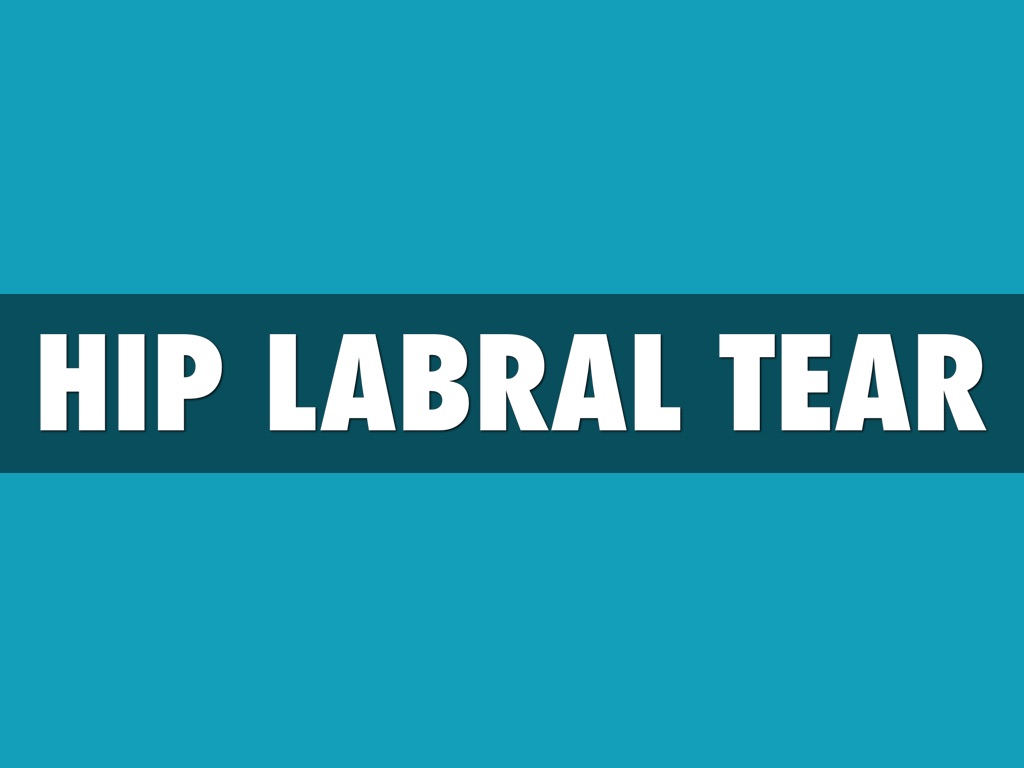 Labral Tear In The Hip
