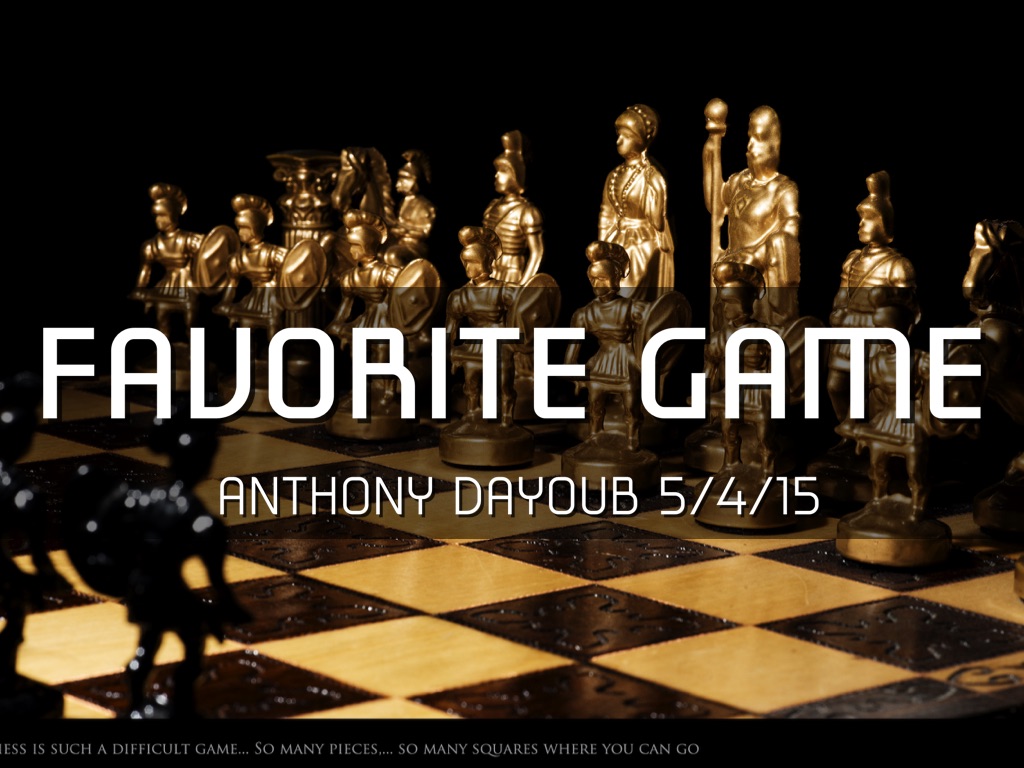 Favorite game