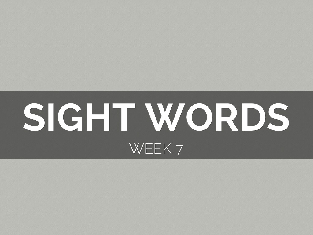 Sight Words
