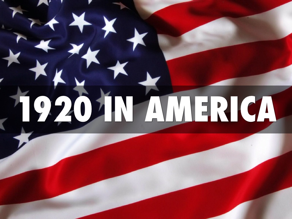 1920 in America 