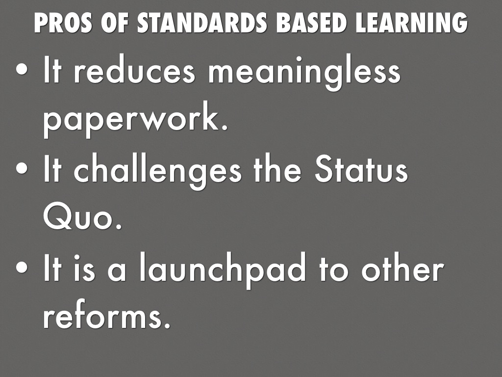 Standard Based Learning by Julia Janusch