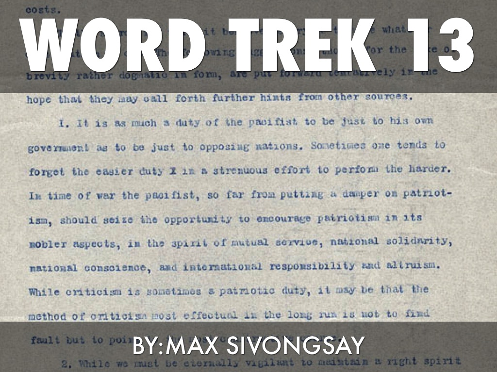 Word Trek 13