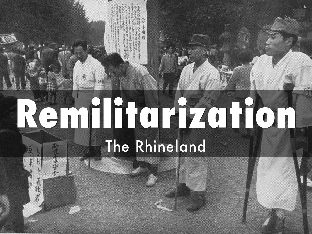 Remilitarization of Rhineland