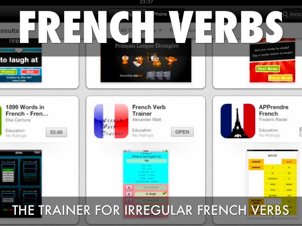 French Verbs Trainer