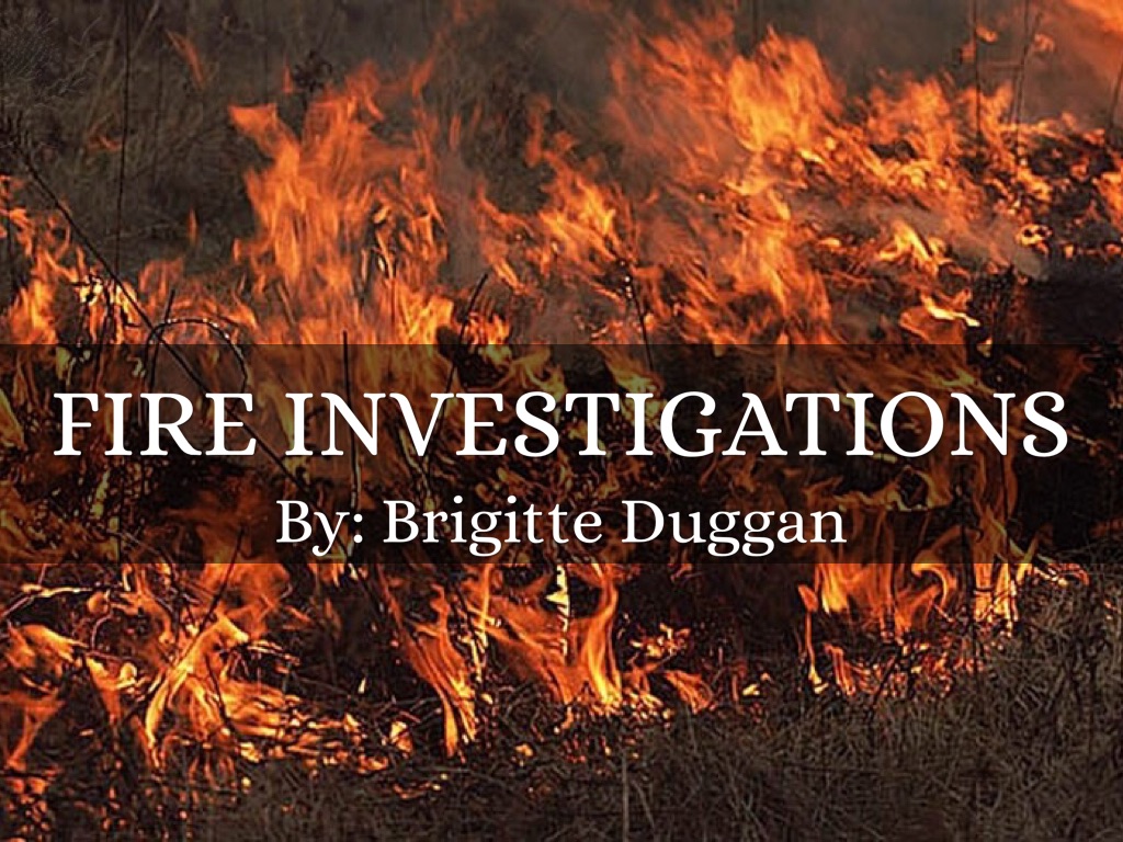 Fire Investigation 