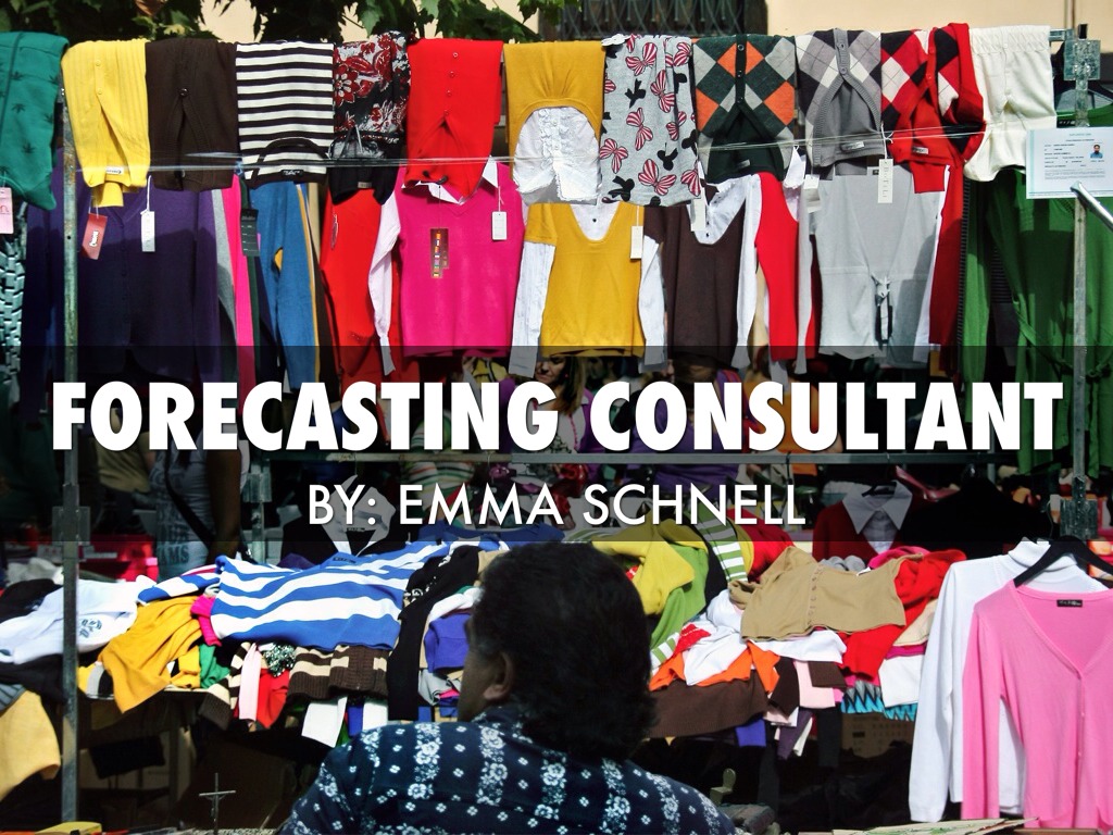 Forecasting consultant