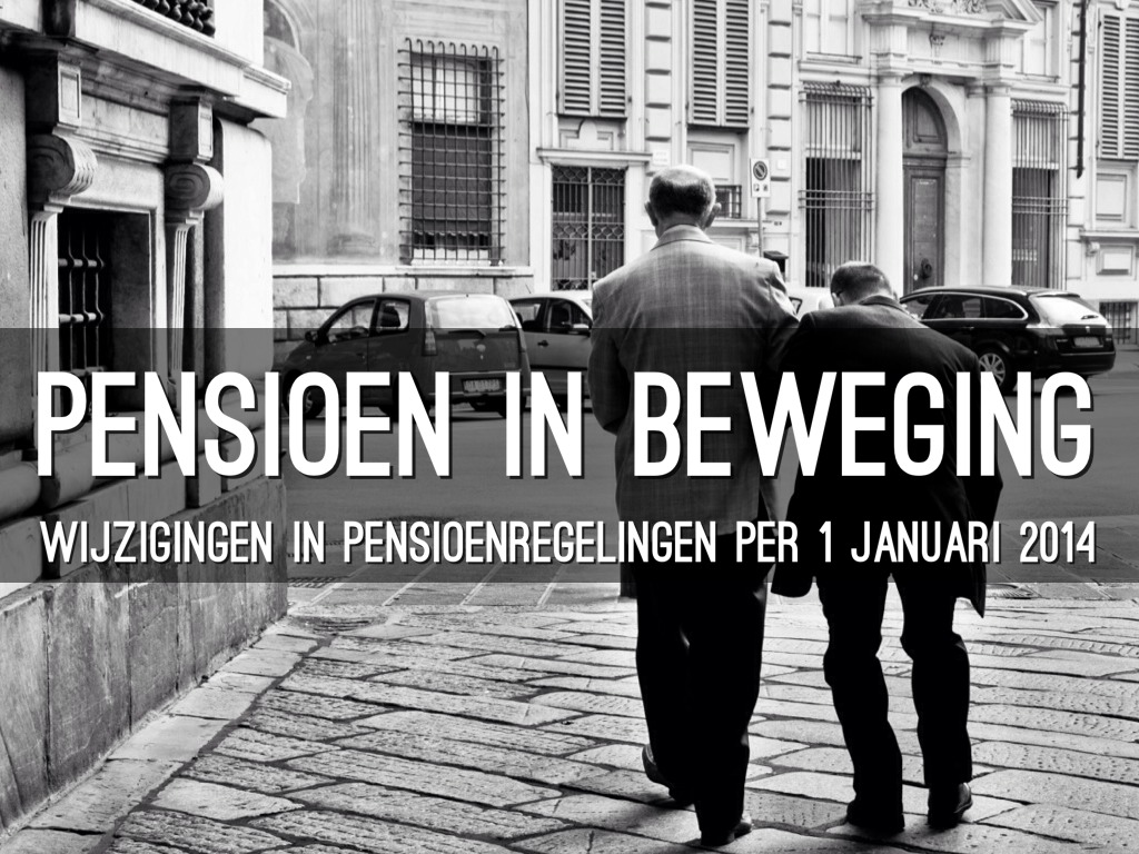 Pensioen in beweging