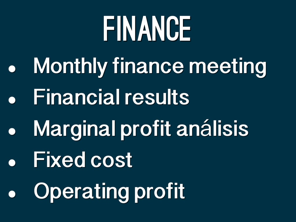 Finance Meeting