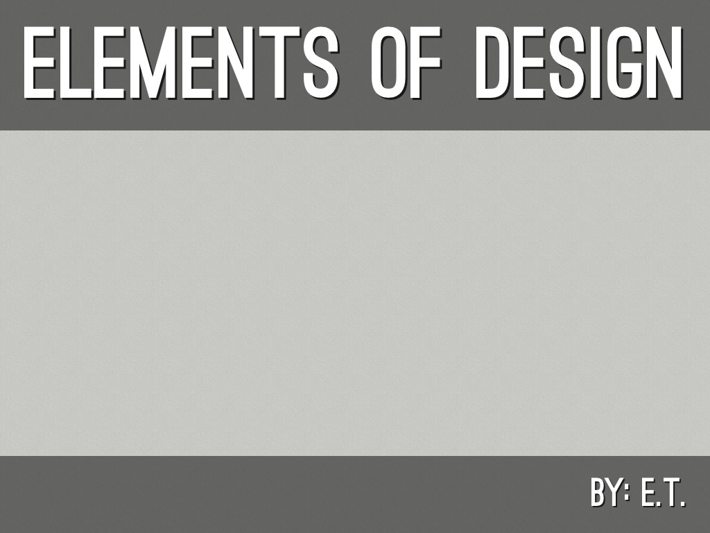 Elements Of Design Gilman