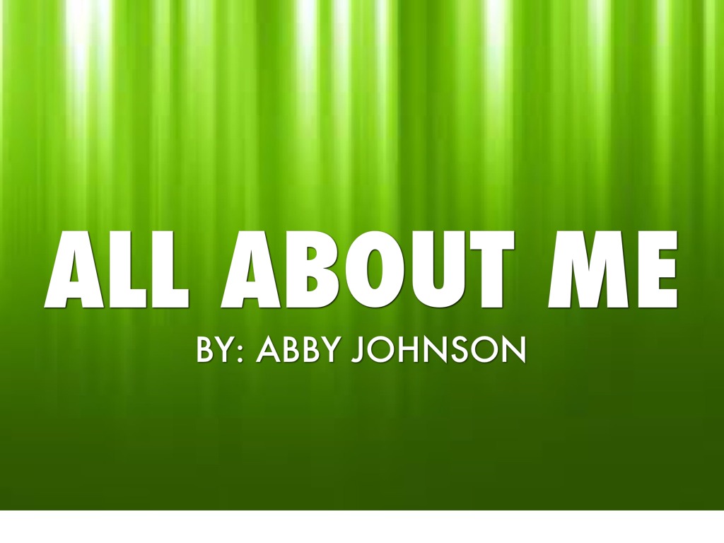 All About Me