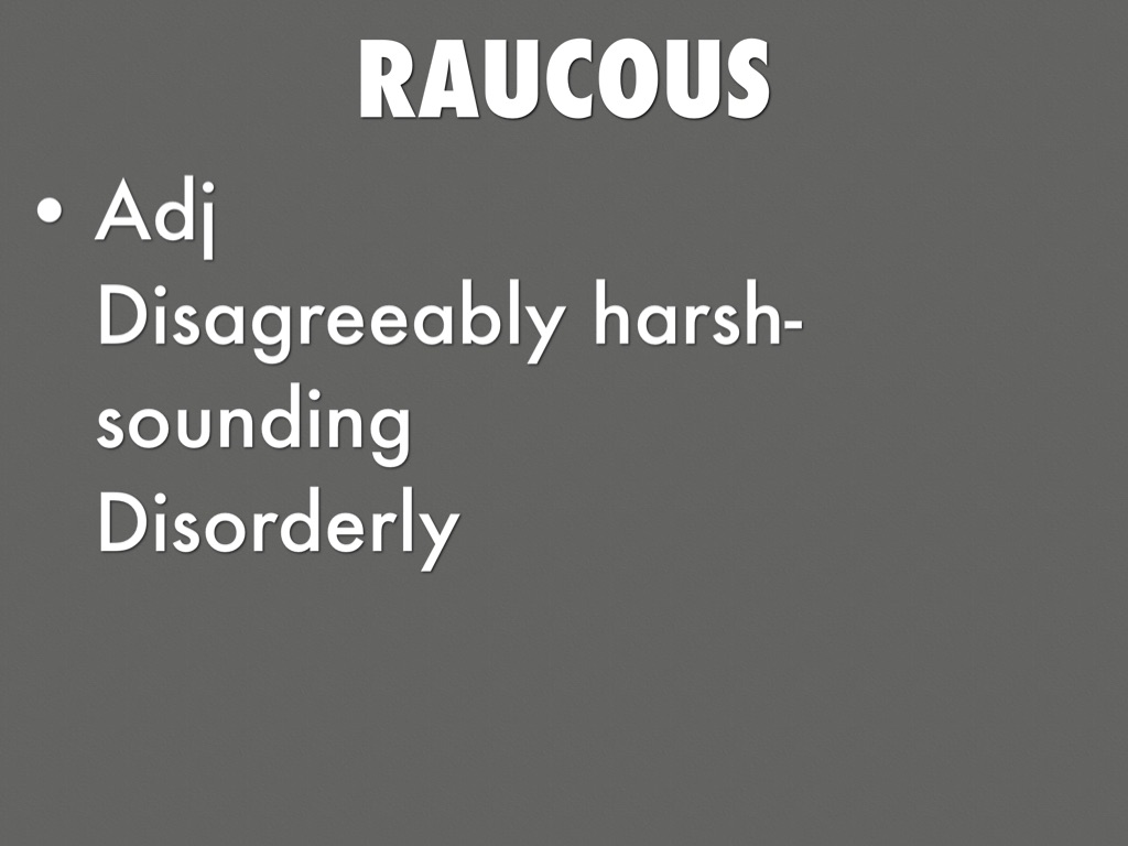 Picture Using Raucous Unit 15 by Doar Doar
