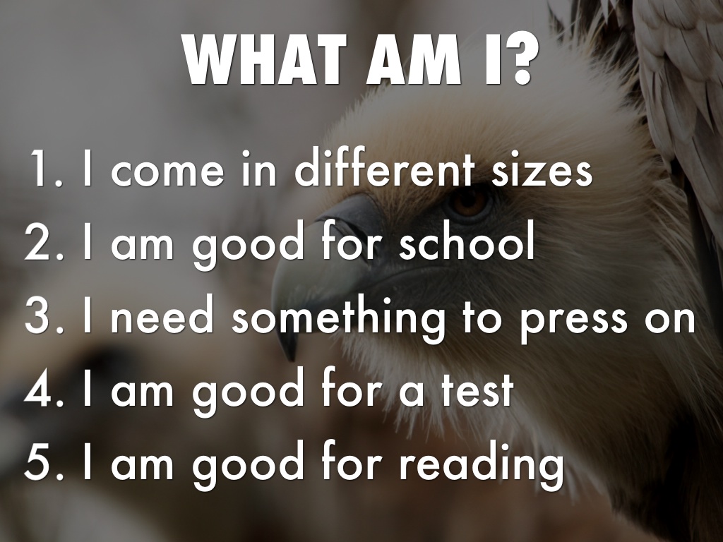 What am I? by suecrockett24 What am I? by suecrockett24