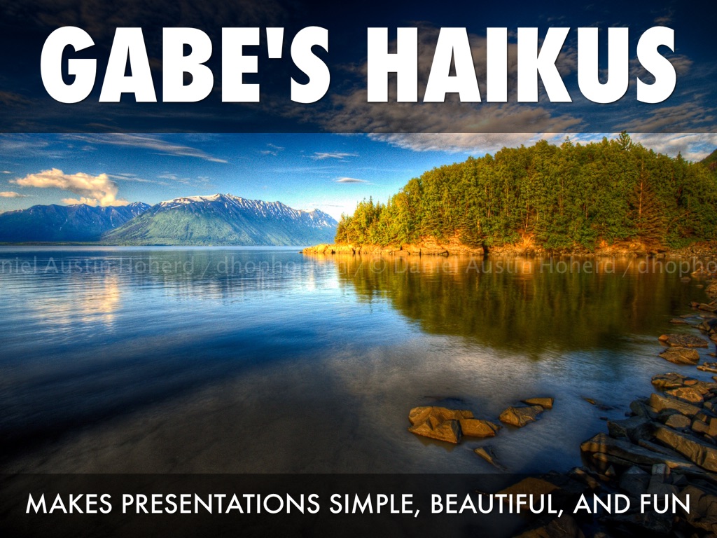 Gabe's Haikus