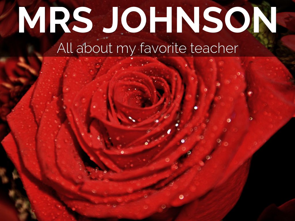 Mrs Johnson