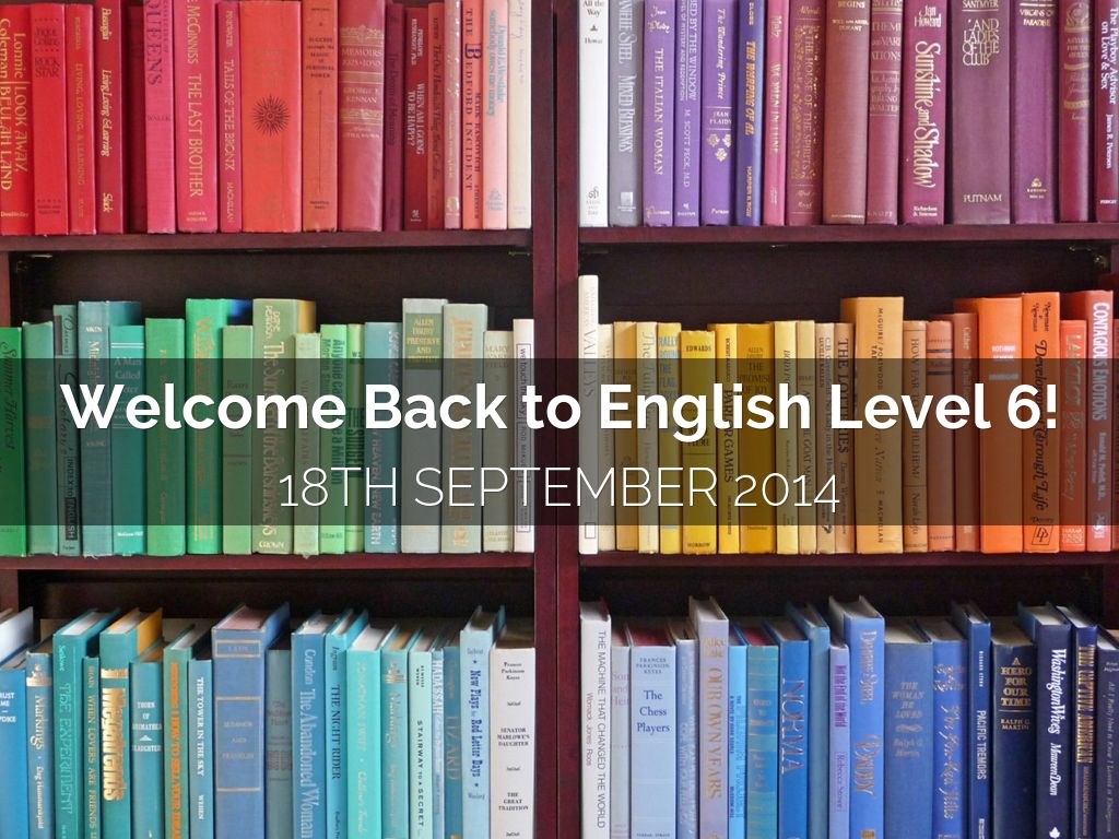 Welcome Back to English Level 5!