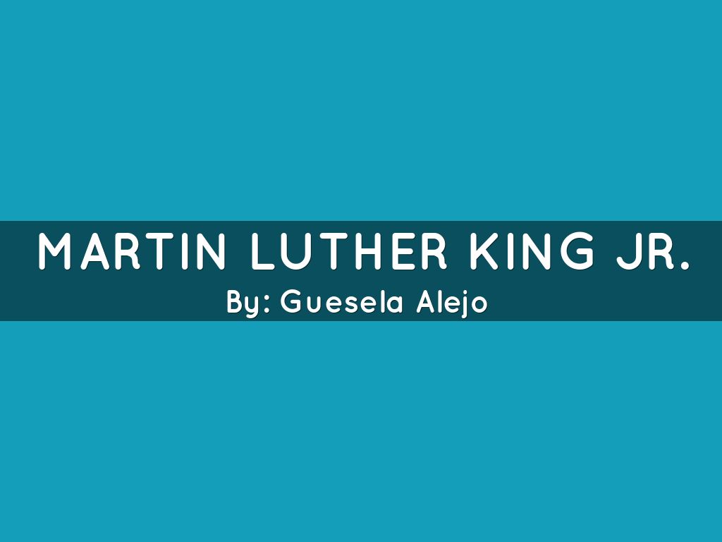 Martin Luther King Jr.