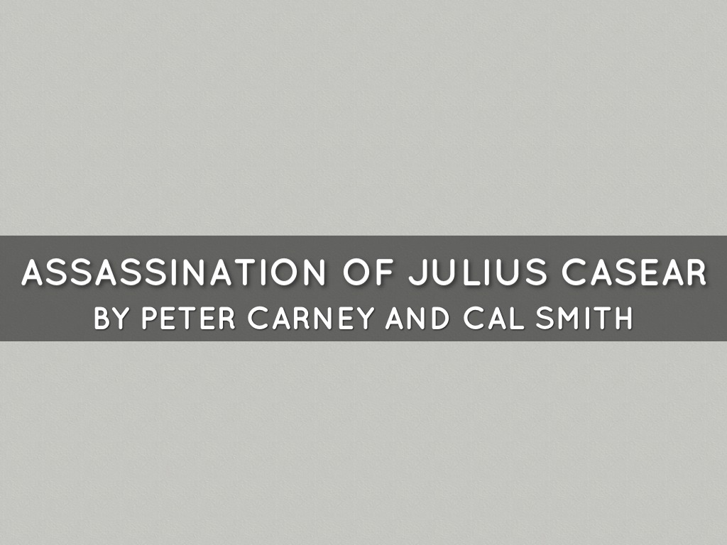 Assassination Of Julius Caesar