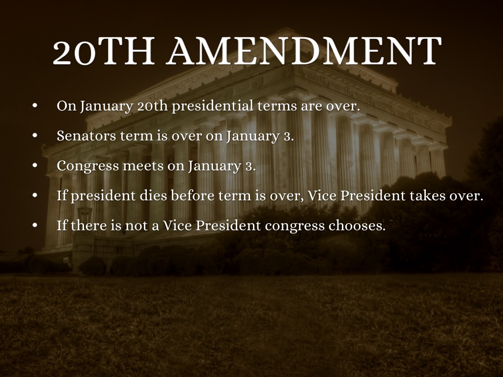 20th Amend.