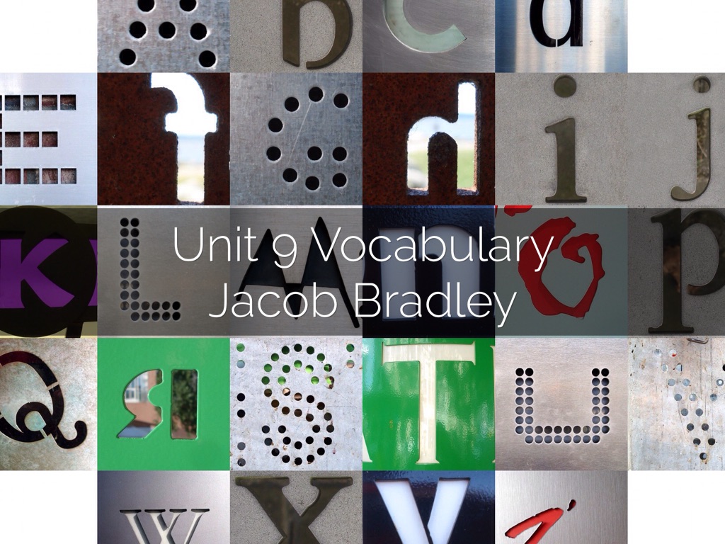 Unit 9 Vocabulary 