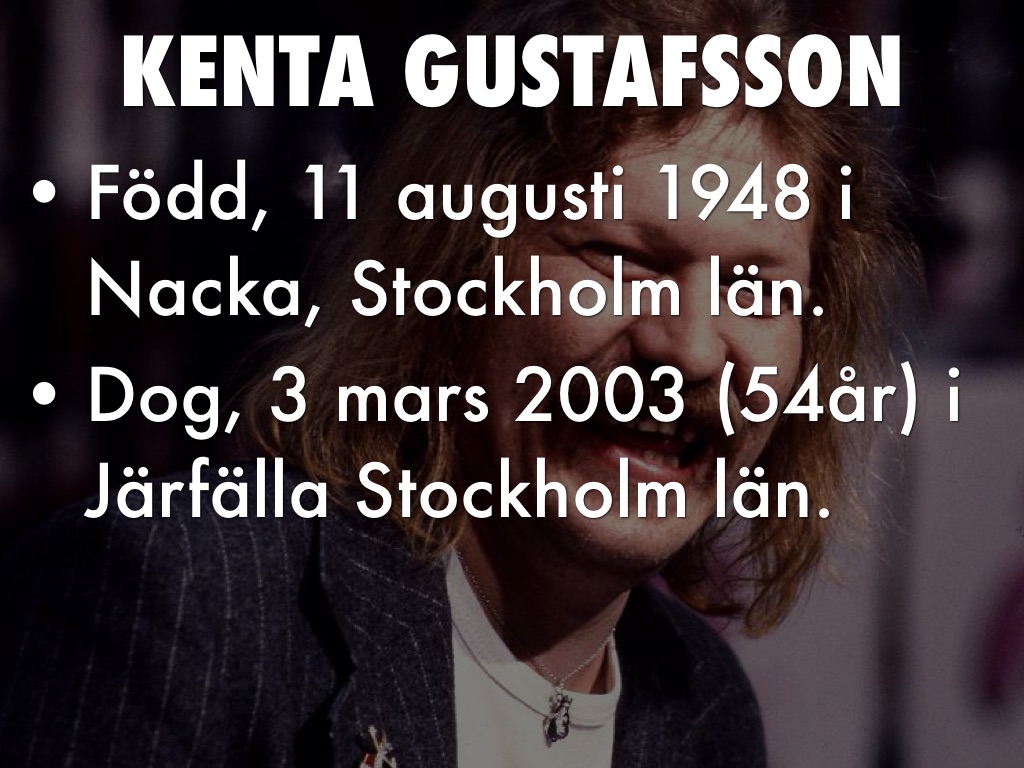 Kenta Gustafsson Just Idag är Jag Stark