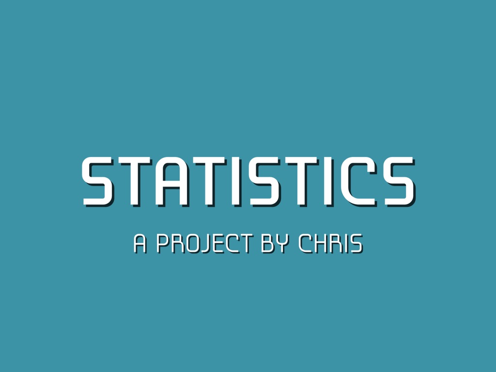 Statistics