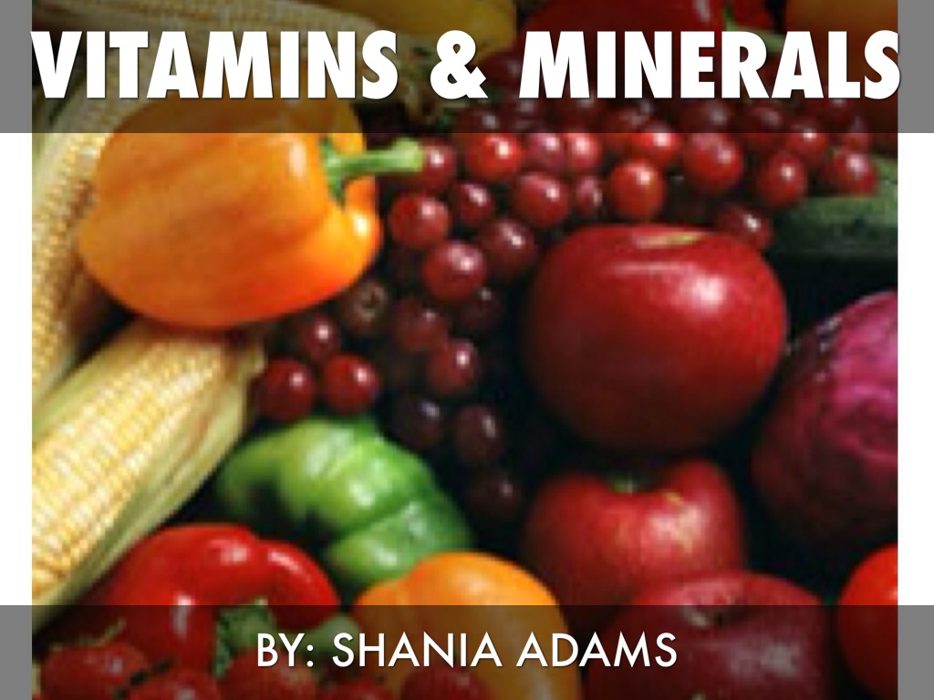 Vitamins & Minerals 