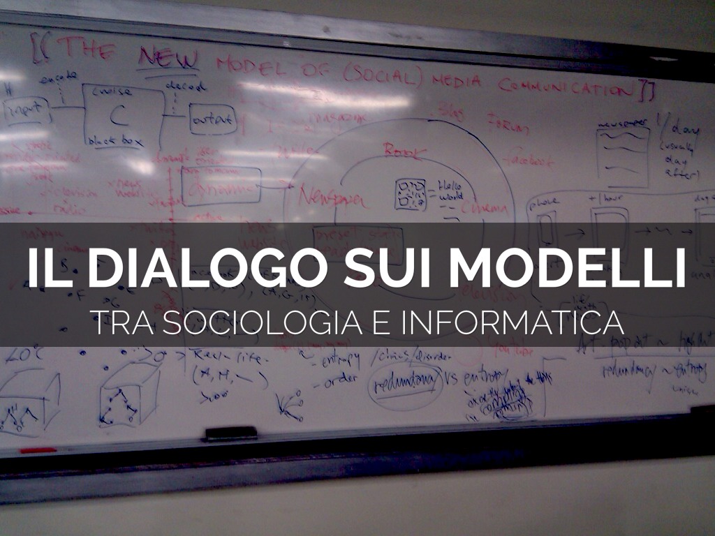 Il Dialogo Sui Modelli Tra Sociologia E Informatica