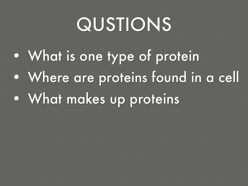 Proteins by Andrew ster