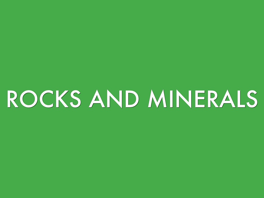 Rocks And Minerals