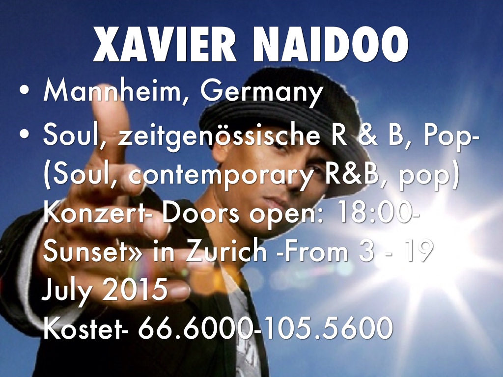 Xavier Naidoo