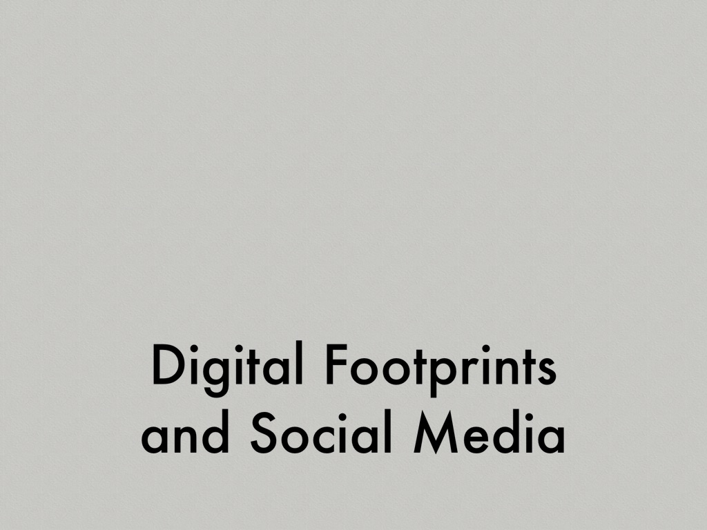 Digital Footprints