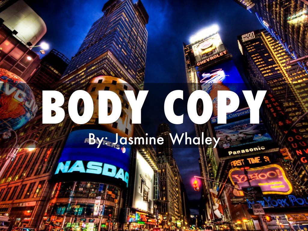 Body Copy