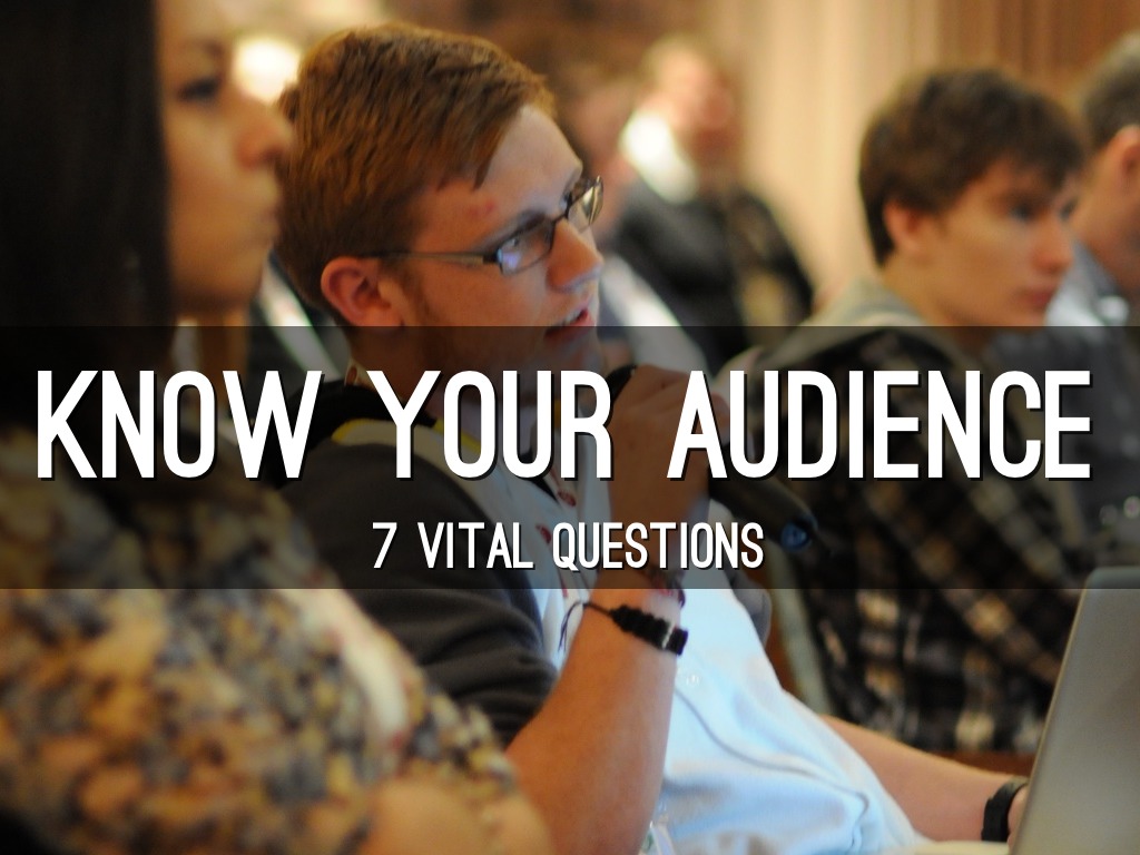 presentations know your audience