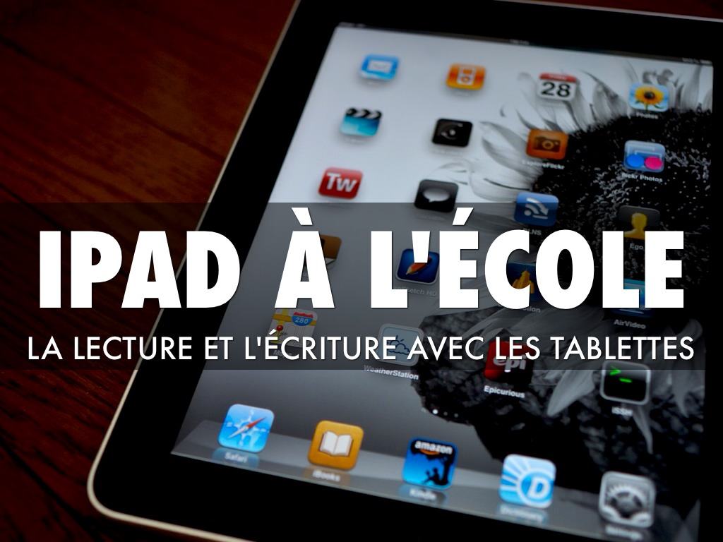 Ipad En Lecture Et Écriture
