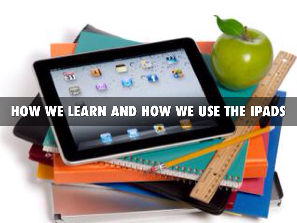 How We Learn in Class and How We Use the iPads 