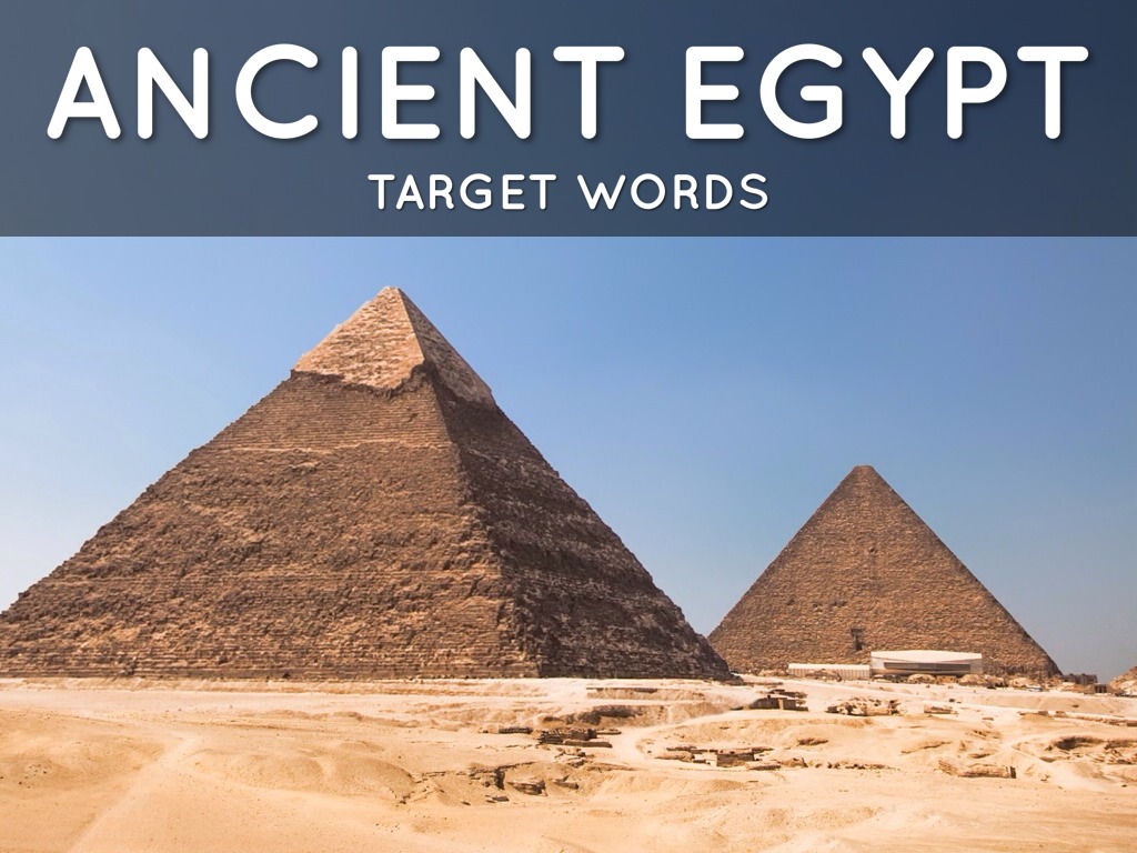Ancient Egypt - Target Words
