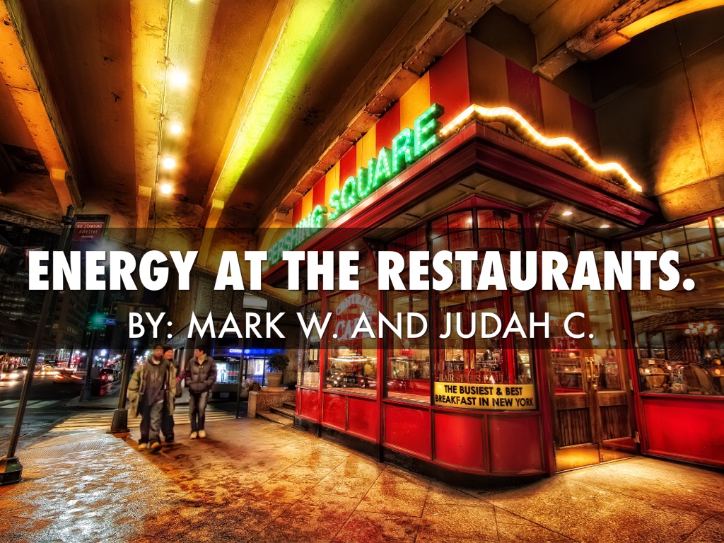 Energy At Restaurants 