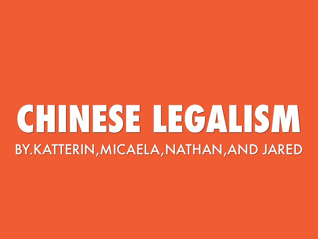 Chinese Legalism 