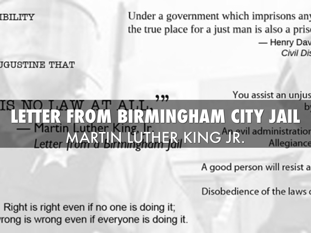 Letter From Birmingham Jail