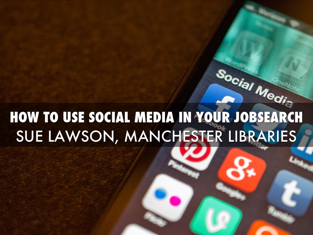 Social Media And Your Job Search