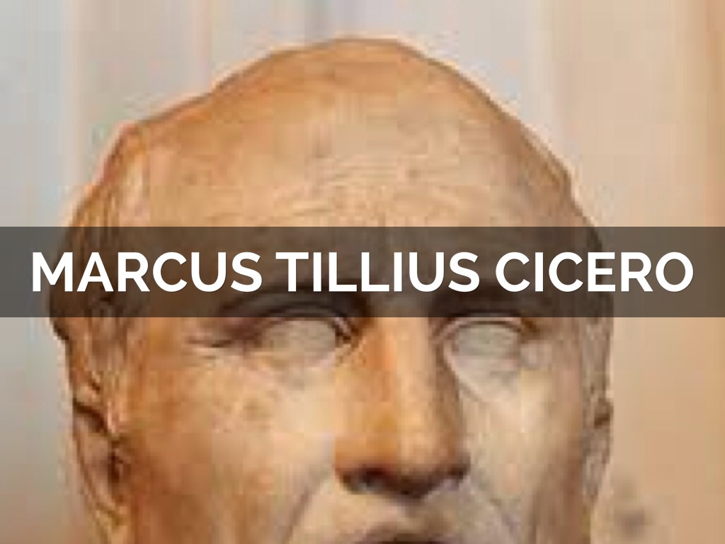 Marcus Tillius Cicero