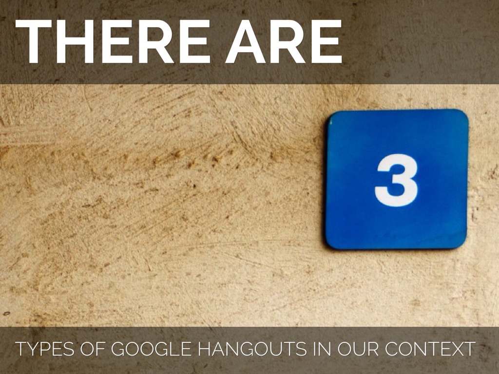 3 Levels of Hangouts for #HigherEd