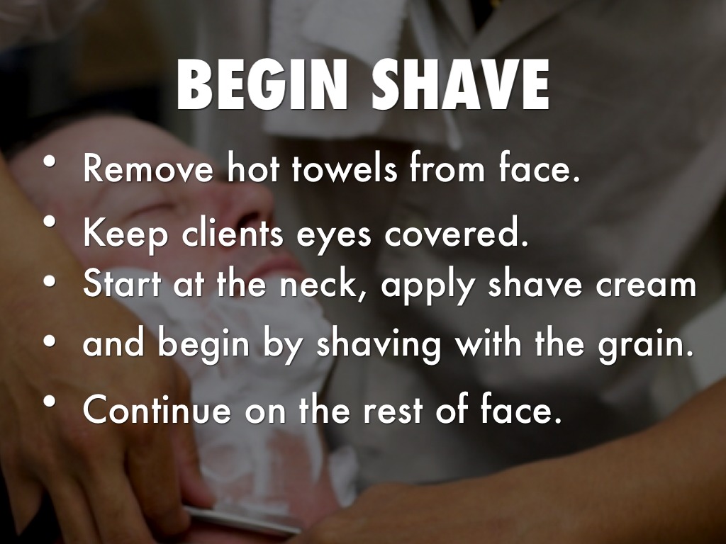 Steps To Straight Razor Shave by Stephanie King