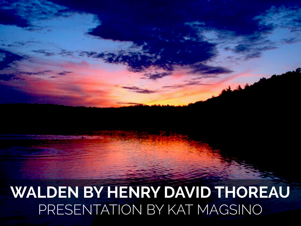 Walden by Henry David Thoreau