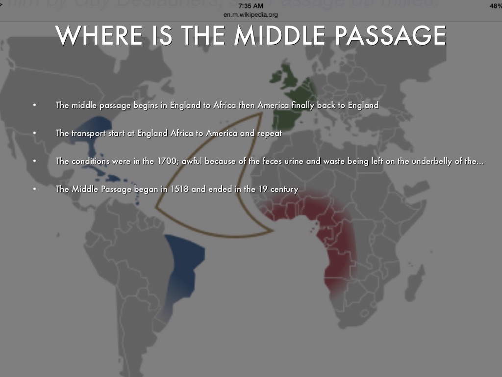 middle passage infographic for kids