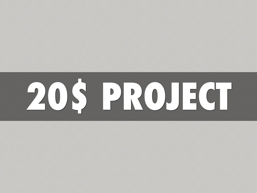 20$ Dollar Project