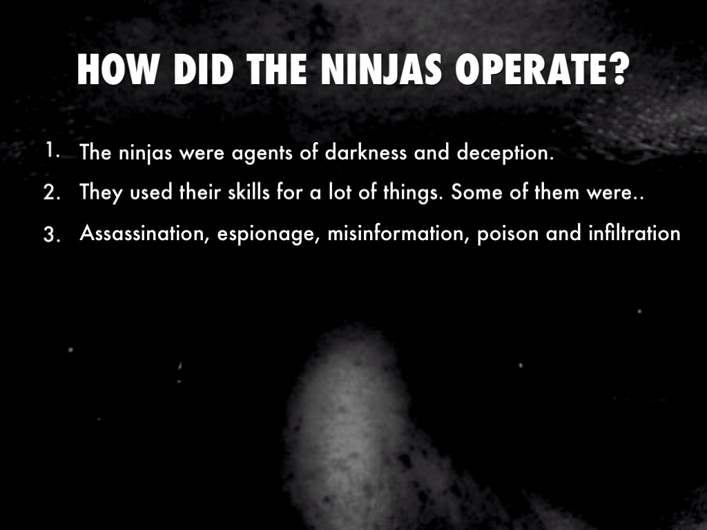 Ninjas by Jamie Boyden