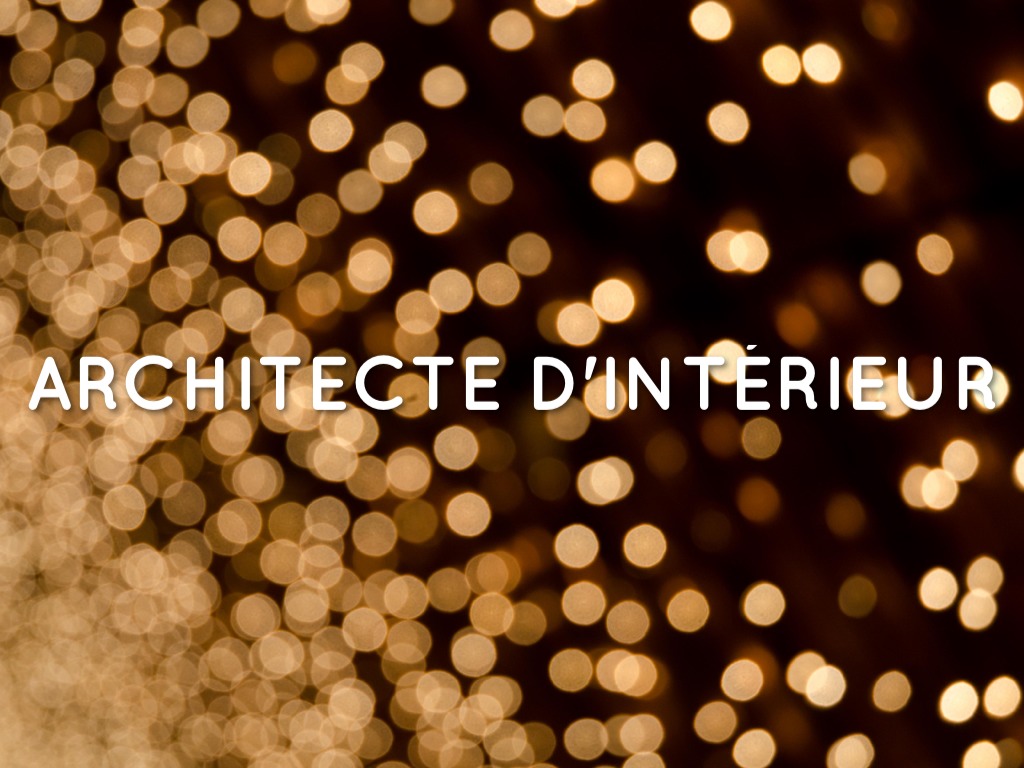 Architecte D'intérieur