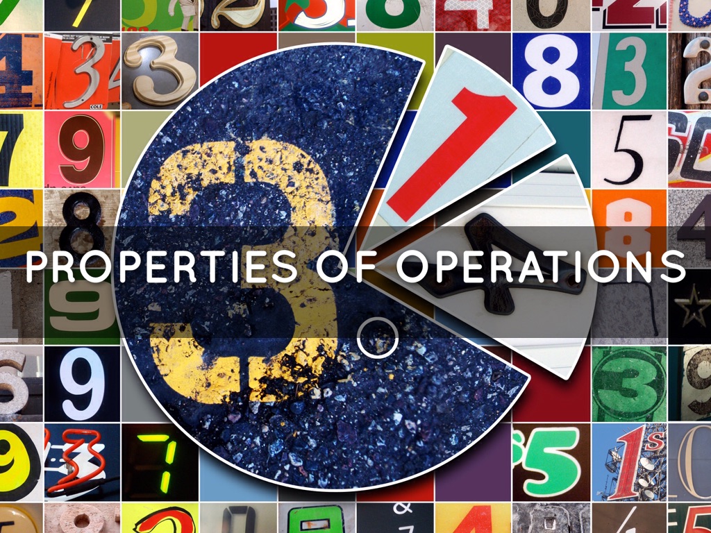 Properties Of Operations