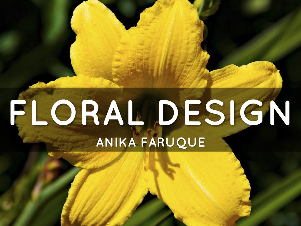 history of floral design powerpoint